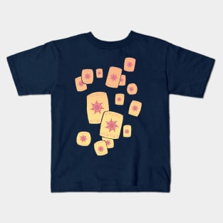 Floating Lanterns Gleam Kids T-Shirt